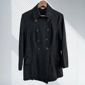 Abrigo Cabi Gris Doble Botonadura Mujer Grande Suave Elástico Chaqueta Trabajo Informal Otoño - Imagen 1 de 9