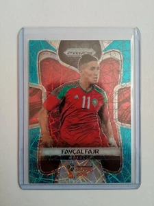 2018 Panini Prizm World Cup #249 Faycal Fajr Blue Lazer PRIZMS 077/125 - Zdjęcie 1 z 2