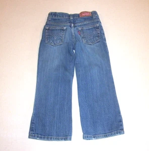 Pantalones de mezclilla elásticos azul Flare para niñas Levi 517 5 - Imagen 1 de 2