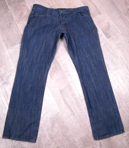 Affliction Black Premium Ace Slim Straight Dark Blue Jeans Men’s 40 Inseam 33 - Picture 1 of 13