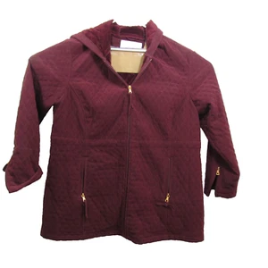 Classic Elements Outerwear Damen 20-22W Mantel Jacke Deep Red Burgundy gesteppt - Bild 1 von 10