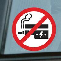 Van CC038 Car 2x No Smoking No Vaping in this Vehicle Sticker Taxi,
