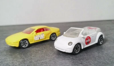 1992 BMW 850i Coca-Cola Yellow Matchbox 1999 concept 1 Beetle Loose Diecast1:62  - Image 1 of 4
