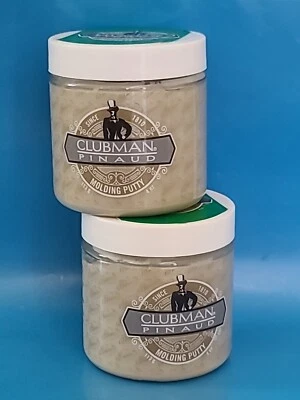  ( LOT OF 2 ) CLUBMAN •  MOLDING PUTTY for High Hold Hair Styling, 4 oz Each  - Image 1 of 4