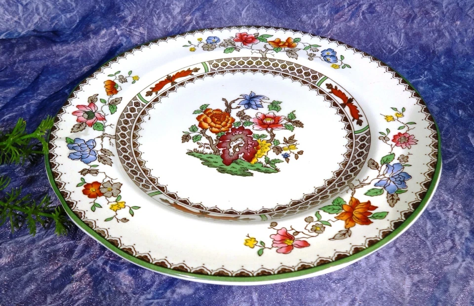 SPODE CHINESE ROSE- 1 Frühstücksteller - Bild 1 von 1