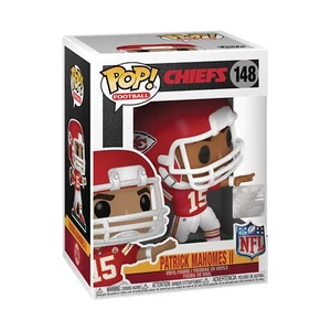 POP NFL: Kansas City Chiefs Patrick Mahomes Figure by Funko - Afbeelding 1 van 2