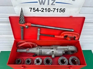 Juego de troqueles Ridgid 700 para roscadora de tubos 12R 1/2 - 2", cortador de tubos, escariador y estuche - Imagen 1 de 9