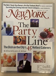 NEW YORK Magazine FEBRUARY 1999  THE PARTY LINE Coming Internet Stock Collapse - Picture 1 of 2