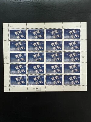 Scott #3167 Air Force 50th Anniversary Pane of 20 32¢ Stamps (1997) - Image 1 of 2