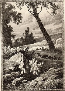 EAU FORTE / Fables de la Fontaine 1883 / MONSIEUR LE DUC DE LA ROCHEFOUCAULT - Imagen 1 de 1