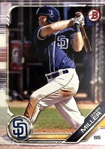 2019 BOWMAN DRAFT - PROSPECT - OWEN MILLER (#BD-186) - Picture 1 of 1