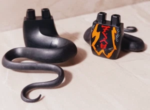 LEGO Snake Legs Tail Serpent Ninjago Villain char Tail Monster Body Part Tail - Picture 1 of 1
