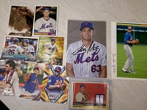 Steven Matz Lot Signed Photo, In Person Photo, 14 Various Cards, Jersey Card. - Picture 1 of 1