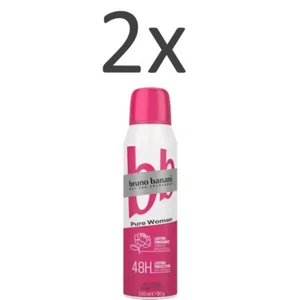 2X BRUNO BANANI PURE DEOSPRAY SPARKLING MANGO & PEONY 2 X 150 ML *NEU* - Bild 1 von 1