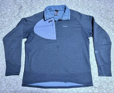 PATAGONIA MEN'S 2005 R1 FLASH PULLOVER BLUE SZ L 40103 - Image 1 of 4