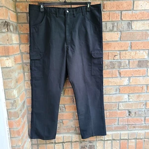 Men's Wrangler Workwear Cargo Pants Black Size 44W x 32L - Bild 1 von 19