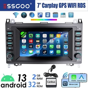 Für 2004-2012 Mercedes-Benz A/B-Klasse W245 W169 Android 13 GPS Autoradio Navi - Bild 1 von 18