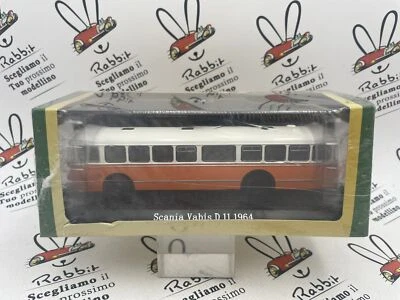 DIE CAST AUTOBUS " SCANIA VABIS D 11 - 1964 " 1/72 ATLAS - Immagine 1 di 2