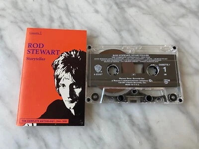 Rod Stewart Storyteller CASSETTE Tape 1987 Warner 925987-4 TAPE 1 Schoolgirl OOP - Image 1 of 3