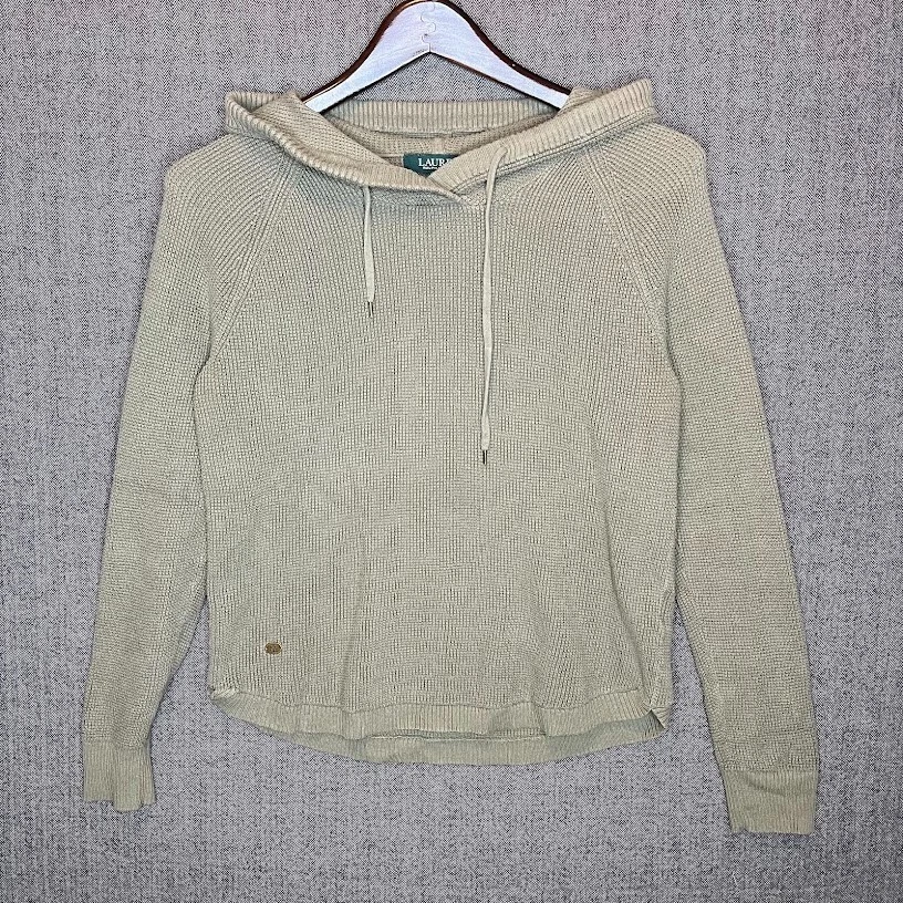 Lauren Ralph Lauren толстовка с капюшоном женщин средний зеленый тепловой пуловер с капюшоном повседневный  - Изображение 1 из 4