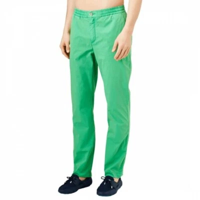 Vilebrequin Mens Chino Pant / Clemence / Light Green / RRP £225
