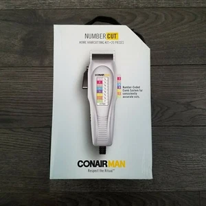 CONAIR Number Cut 20 Piece Haircut Home Clipper Kit Haircutting Color coded - Picture 1 of 4