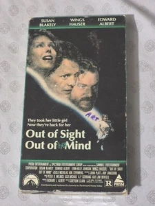 OUT OF SIGHT OUT OF HER MIND VHS 1990 Psychological Thriller Horror Wings Hauser - Picture 1 of 3