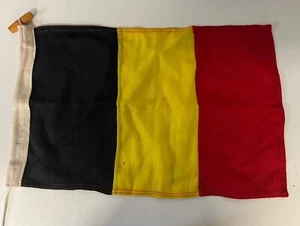Belgien Seefahrt Flagge genäht Leinen Qualitätsflagge in Top Zustand - Bild 1 von 6
