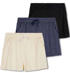 Women's Lounge Wear Short High Waisted Casual Sweat Shorts Pajama Summer Pock... - Picture 1 of 6