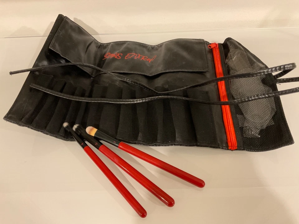 Boris Entrup Pinsel  Set mit Pinseltasche , 4 teilig  , getestet wie neu - Bild 1 von 4