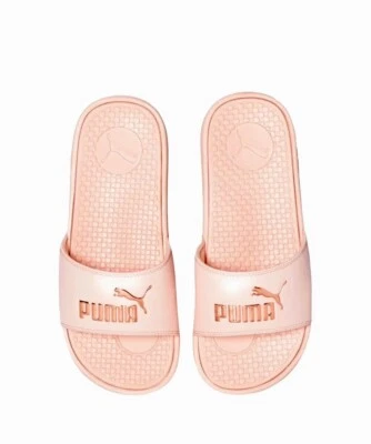 PUMA Women's Cool Cat 2.0 Slip On Slides Sandals Size US 9 Pink/Rose Gold NWT - Image 1 of 4