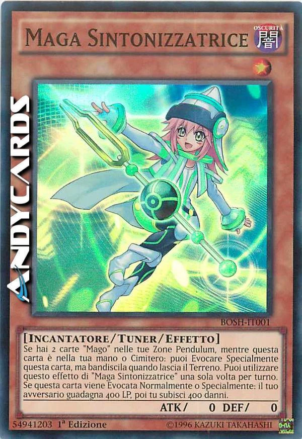 MAGA SINTONIZZATRICE • (Tuning Magician) • Super R • BOSH IT001 • 1Ed • Yugioh! - Immagine 1 di 1