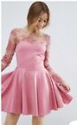 Dress Size ASOS Small Beautiful Rose Pink Embroidered