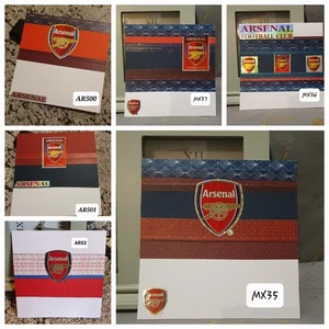 Personalisierte Arsenal Handarbeit Fußball Grußkarte - Auswahl an Motiven  - Bild 1 von 4