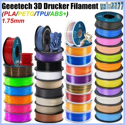 Geeetech filamento stampante 3D 1,75 mm PLA ABS + PETG TPU filamento 0,5/1 kg DE
