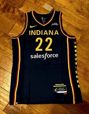 Camiseta Caitlin Clark Indiana Fever azul adulto GG - Imagem 1 de 2