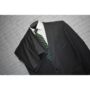 Traje Jos A Bank 2 Piezas Hombre Talla Chaqueta 50 Largo 2Btn Gris Lana Pantalones 46 x 31 - Imagen 1 de 11