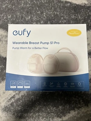 Extractor de leche portátil EUFY S1 Pro doble manos libres con calor Foto 1 de 4