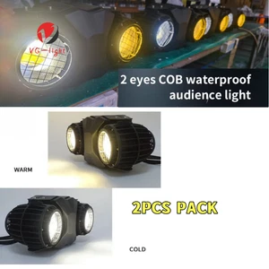 2XIP65 Outdoor 2x150W DMX COB Blinder Audience LED Blinder Par Light for Theatre - Picture 1 of 9