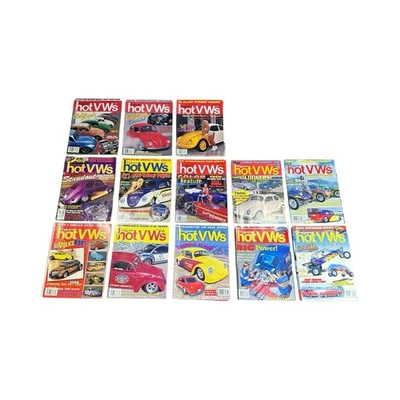 HotVWs Magazine Lot of 13 (1990–2002) Mixed Reader Grade – As-Is - Image 1 of 4