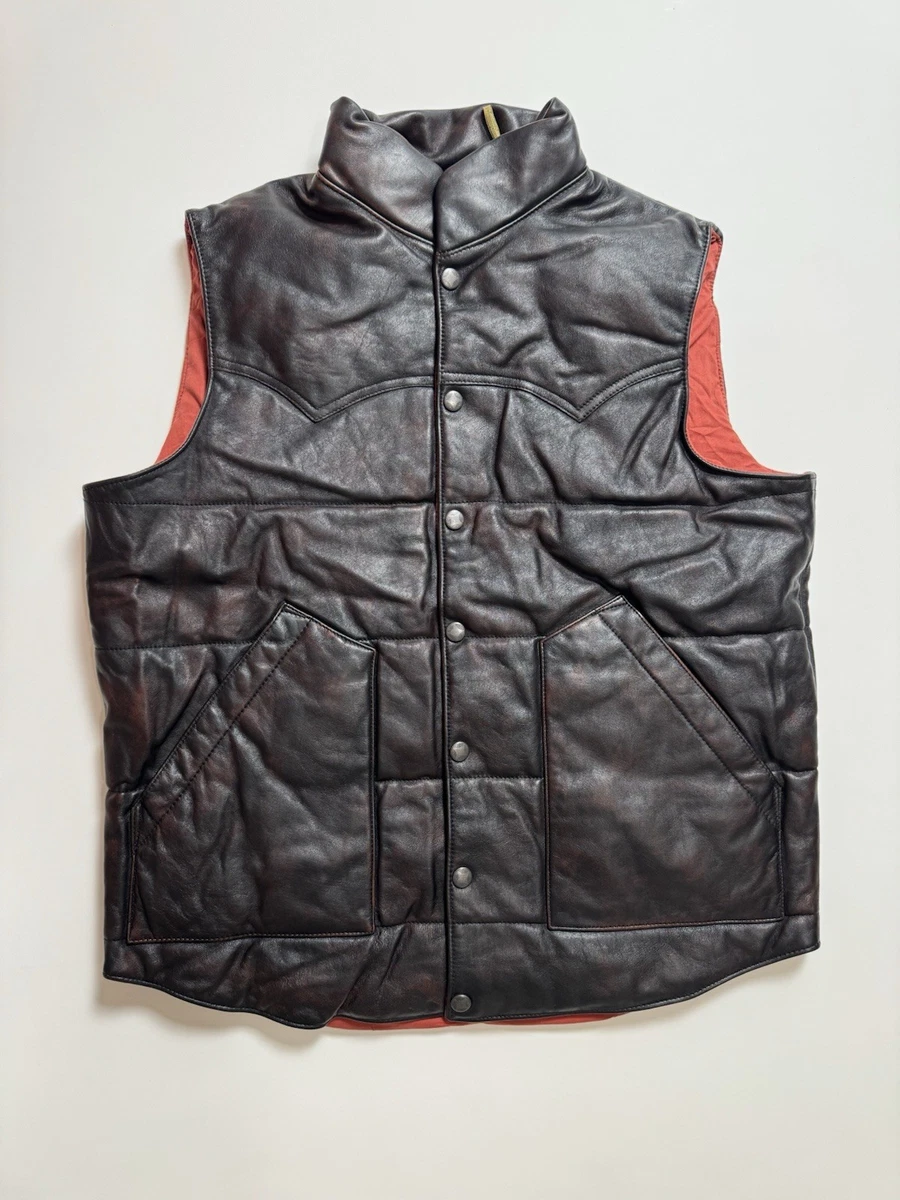 RRL Vest Coats, Jackets & Vests Leather Outer Shell for Men for