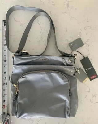 Tumi Voyageur Capri Crossbody Shoulder Bag Gray Nylon NWT EXCELLENT CONDITION! - Image 1 of 4