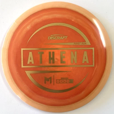 Discraft Paul McBeth First Run ESP Athena 174g Scaled Orange Swirls New - Image 1 of 3