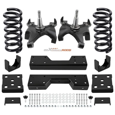 Front 4" Rear 6" Lowering Kit For Chevrolet GMC C1500 1988-98  W/1.25" ROTORS V8 — 第 1/4 张图片