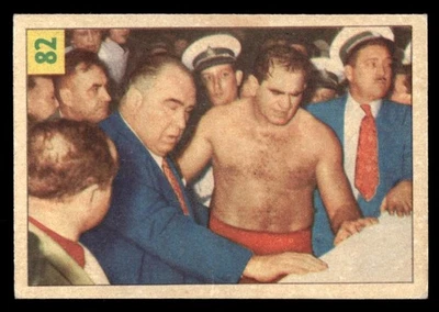 Parkhurst Wrestling 1955 #82 Lou Thesz en muy buen estado/excelente Foto 1 de 2
