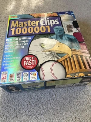 IMSI MasterClips 100001+ Images Big Box Software Manuals Disks Complete GC - image 1 of 4