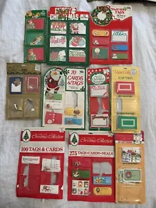 Lot Of 700+ Vintage Christmas Gift Tags - Picture 1 of 2