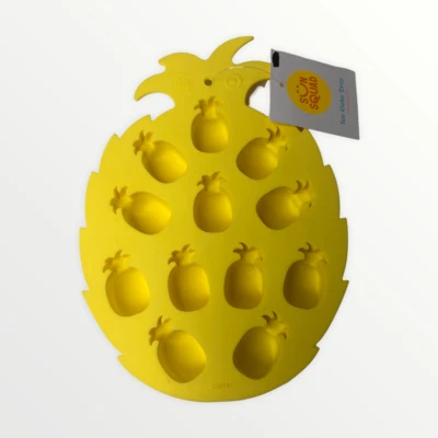 Sun Squad Pineapple Silicone Ice Cube Tray Party Cocktail, Candy Dishwasher Safe - Image 1 of 2