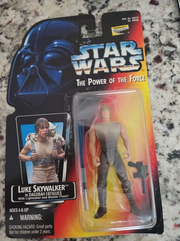 STAR WARS POWER OF THE FORCE Luke Skywalker IN DAGOBAH FATIGUES Cover