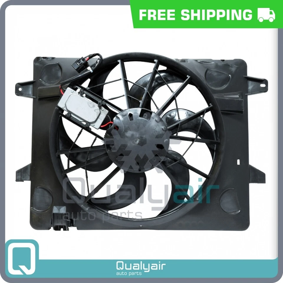 Electric Radiator Cooling Fan Assembly For 2003 2004 2005 Lincoln Town Car - Image 1 of 4